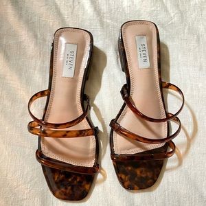Steven stacked heel sandal size 7.5
